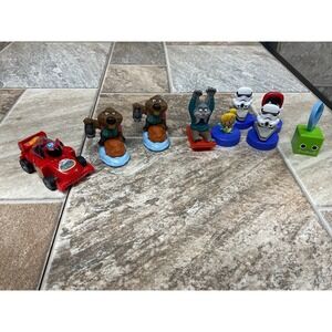 Mixed Toy Lot Disney Tinker Bell Star Wars Stormtrooper Hot Wheels Coco Figures